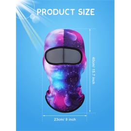 8 Pieces Sun Protection Balaclava Windproof Balaclava UV Protection Full Face Covering for Outdoor Sports(Dreamy Pattern)