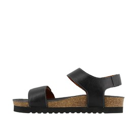 Taos Women's Luckie Black Leather Sandal 7-7.5 M US