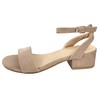 Open Toe Ankle Strap Low Chunky Block Heel Dressy Sandal,