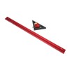 400mm Woodworking Hole Scribing Ruler Aluminum Alloy 360° Rotating Line