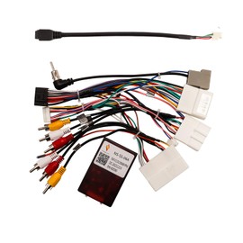 ViaBecs Car Stereo Wiring Harness with Canbus for Nissan Qashqai Rogue X-Trail 2014-2022 Radio Wire Harness Power Cable Support 16PIN Android Head Unit Bose Amplifier Backup Camera SWC