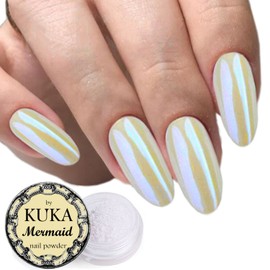 KUKA Mermaid Pearl Powder Nail Glitter