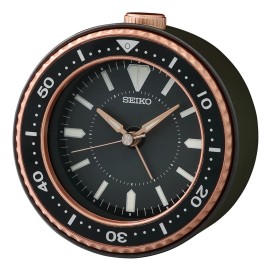 Seiko Alarm clock QHE184T that incorporates the design of Seiko diver's watch