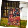 BESPORTBLE 2pcs Autumn Garden Flags Double-sided Welcome Flags Pumpkin Fall