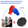 4 Pieces Drum Mute Drum Dampener Silicone Drumstick Silent Practice