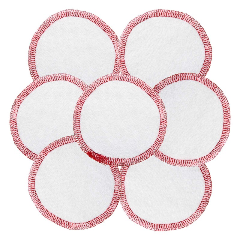 FAIR SQUARED Kosmetik-Pads 7 Stück - Waschbare Abschminkpads aus Fairtrade-Bio-Baumwolle