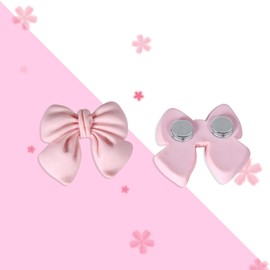 18Pcs Pink Bow Refrigerator Magnets, Cute Fridge Magnets, 3 Size Small Magnets for Whiteboard, Locker Accessories for Girls (1.1inch/2.9cm, 1.3inch/3.4cm, 1.8inch/4.5cm)