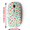 2.4G Wireless Mouse with Cute Pattern Design for All Laptops