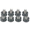 Aspares Dishwasher Upper Top Basket Wheel for Bosch Neff Siemens (Set of 8 Pieces)