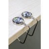 TANOSII Purse Hook Mental Clutch Holder Handbag Rhinestone Hanger for
