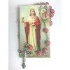 St Barbara Rosary Red Catholic Necklace Santa Barbara Rosario Saint