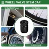 Motoforti Tire Valve Stem Caps Tyre Valve Dust Covers 8x13mm