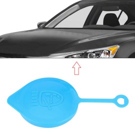 Windscreen Washer Cap, Plastic Car Windshield Washer Fluid Cap Wind Shield Washer Bottle Cap Lid Fluid Reservoir Nozzle Cap Small Ring Lid Cover Blue For Honda Accord Civic CRV CRX