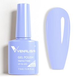 VENALISA Blue Gel Nail Polish 1 Pcs Light Blue Color Gel Polish Soak Off UV Gel DIY at Home Manicure Salon Nail Art For Girls Women