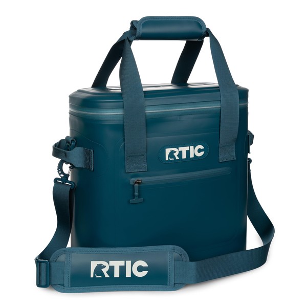 RTIC Ultra-Tough Soft Cooler 20 Can, Insulated Bag Portable Ice