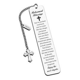 Retirement Gift for Woman Men Retirement Bookmark Gifts for Coworkers Colleague Farewell Gifts Leader Boss Retired Teacher Nurse Coach Going Away Leaving Goodbye 2026 Christian Religious Bookmarks