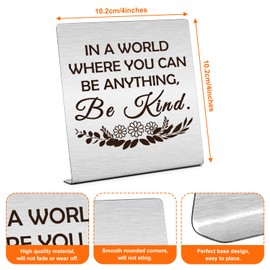 Inspirational Desk Decor for Women Men Cheer Up Gifts for Best Friends Motivational Gifts for Sister Family Encouragement Gifts Plaque Sign Desk Decor for Coworkers Christmas Birthday Gifts