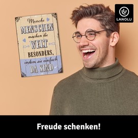 LANOLU Fridge Magnets Funny - Make People Special - Funny Magnets with Sayings and Funny Motifs 8 x 5.5 cm