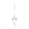 Tierra Zen Large Crystal Guardian Angel - Light Amethyst -