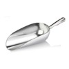 HORNO 12oz Silver Cast Aluminum Shovel Scoops，Ideal for Ice Cube,