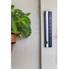 Analog Wall Thermometer with Fahrenheit Scale 7.12 inch tall (Black