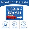 Mindsoft 5 Set Car Wash Sign Include 7 ft Feather