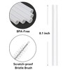 CampTek Straws Replacement Compatible with CamelBak eddy+ Water Bottle, 4