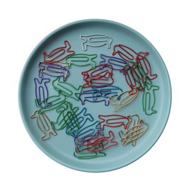 SOWAKA 30 Pcs Penguin Bookmarks Metal 3.2 x 1.6 cm Small Cute Paper Clips Supplies for Students Journaling Notebook Document Organization School Office Accessories (Colorful)