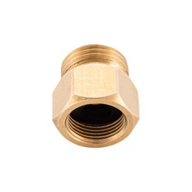 ATPCOLTD Brass Pipe Fitting, Adapter, 1/2" Male Pipe x 3/8" Female Pipe (2-Pack)