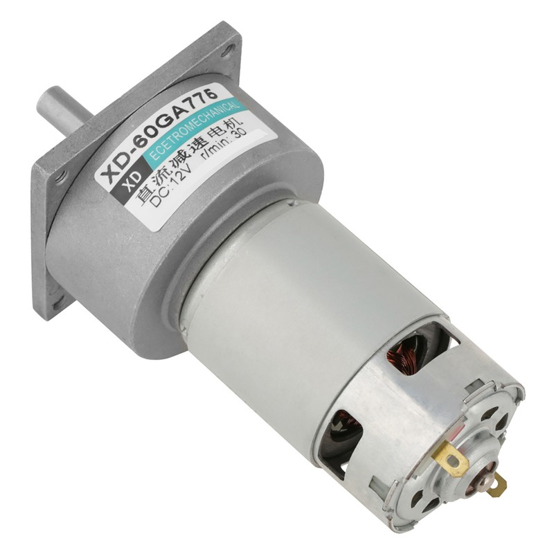 35W Micro DC Metal Gear Motor Speed Adjustable CW/CCW (