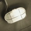ADAKAT Bulkhead E27 IP54 Cellar Lamp Glass Cover Metal Mesh