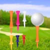 shaohui 70 Pcs Golf Tees, Mixed Sizes Plastic Golf Tees,Practical