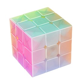 JellyCube Magic Cube, Cute, Stylish, 2x2, 3x3, Jelly Cube, Magic Cube, 3D Puzzle, Rotating Smooth Magic Cube (Jelly, 3x3)