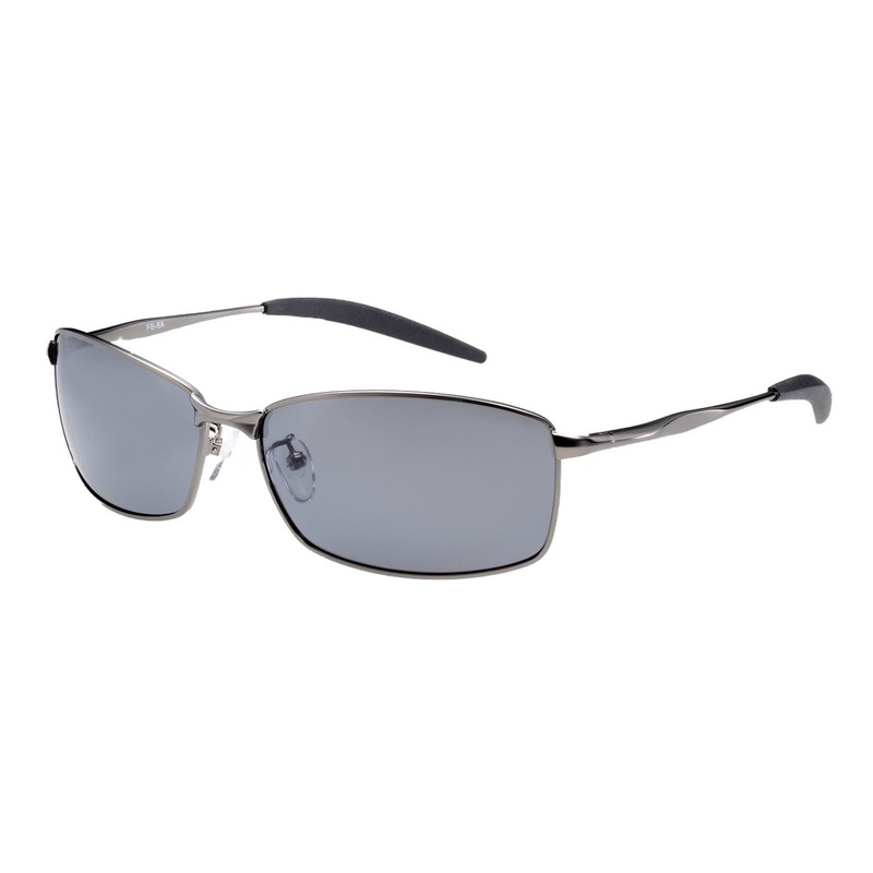 Boken-Oh FB-8A Polarized Sunglasses, Flash Battle Gunmeta