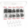 JZK 600pcs assorted Size 3 4 5 6 7 8