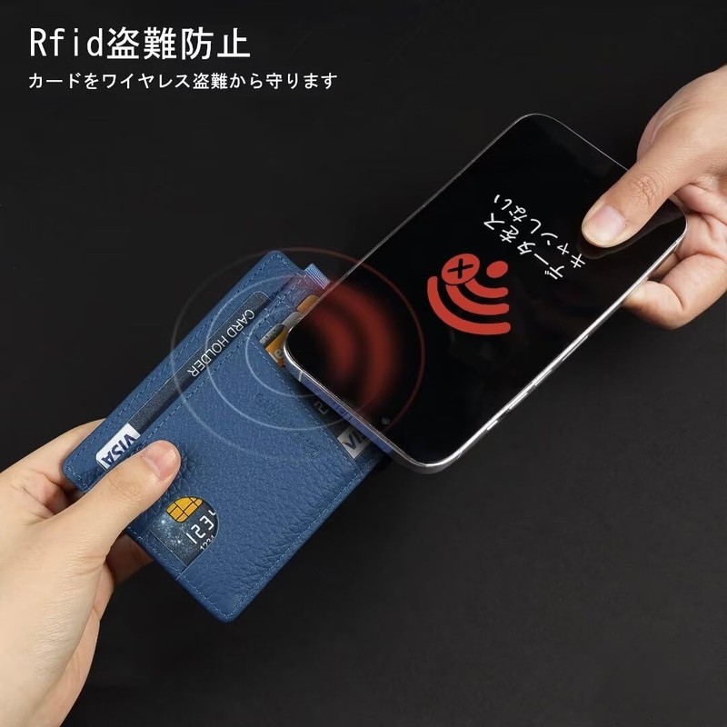 GADIEMKENSD Women's Wallet Rfid Magnetic Proof Genuine Leather Large Capacity