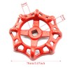PZRT Cast Iron Outside Faucet Round Wheel Handle Hose Bib