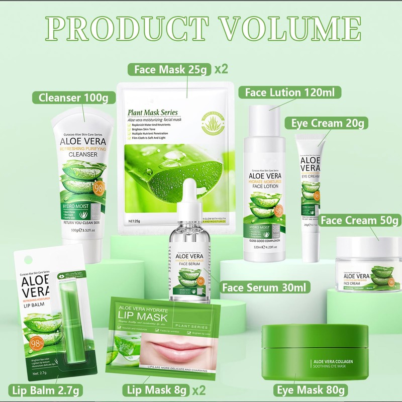 Skin Care Set (11 Pieces)
