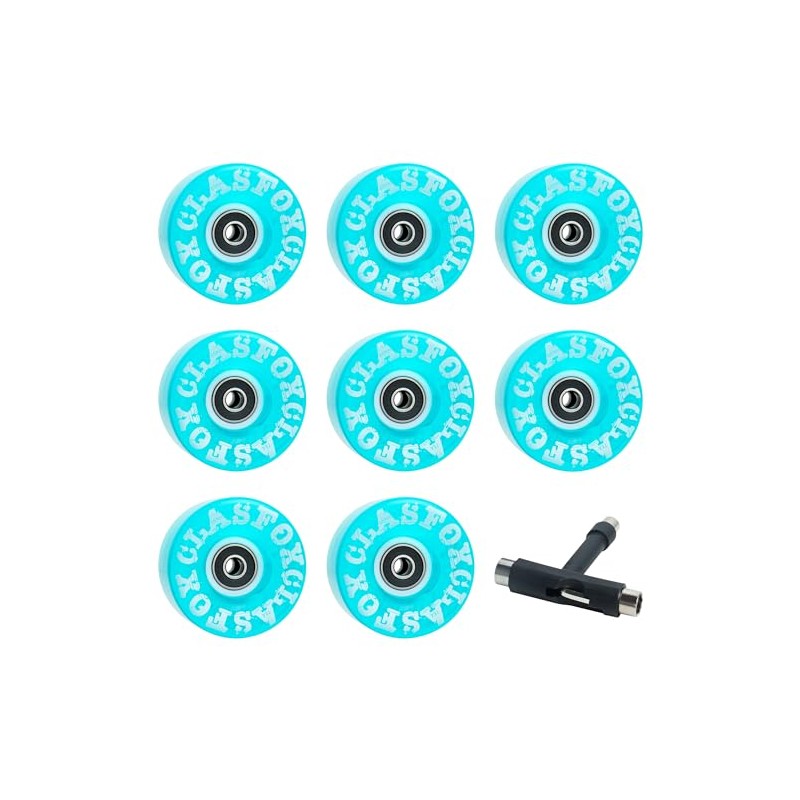 78A Ruedas para patines cuádruples de 65 x 35 mm