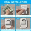 3pack Mop and Broom Holder Wall Mount Self Adhesive -
