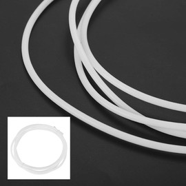 KSTE PTFE White Teflon Bowden Tube for 1.75 Filament (2.0 mm ID / 4.0 mm OD) for 3D Printers (2 M)