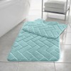 PARADISE STAR Block Memory Foam Bath Mat Extra Absorbent, Soft
