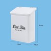 BLEOAKYNUT Lint Holder Bin for Laundry Room Magnetic Lint Box