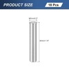 sourcing map 18Pcs M5 x 30mm 304 Stainless Steel Dowel