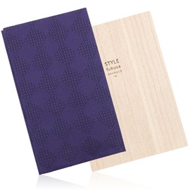 SFK09 Pure Silk Nishijin Weave Fukusa, For Congratulations, Weddings, Funerals, Celebration Bags, Paulownia Box, Kyoto, Purple, Made in Japan