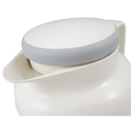 Helios Wash Pro Kunststoff-Isolierkanne mit Drehverschluss 1,0 l weiß spülmaschinenfest