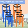 Niantime Adjustable Flag Football Belts, 6 Players with 18flags for