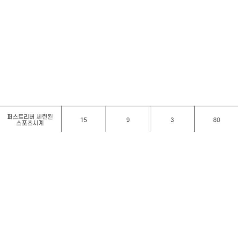 퍼스트리버 세련된 스포츠 시계 Y13 First River Stylish Sports Watch