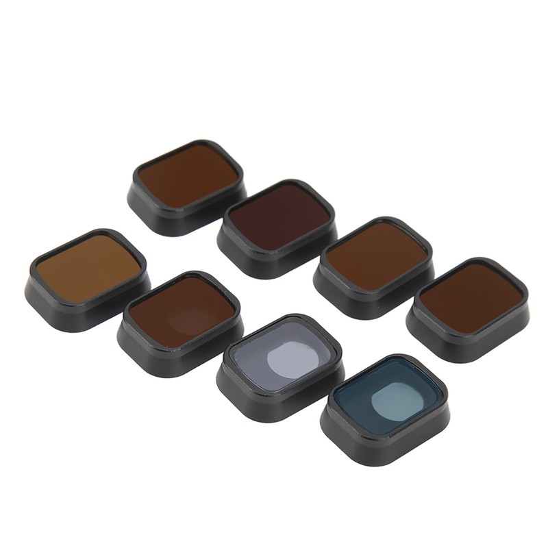 8Pcs Drone Camera Lens Filter Aluminum Alloy CPL ND8 ND16