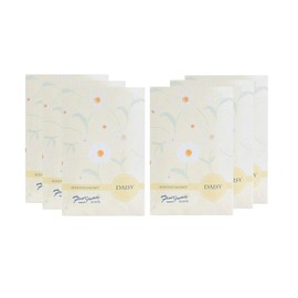 FloralSimplicity Daisy Scented Sachets Pack of 6, Spring and Summer - Long-Lasting Scented Bags, Home Fragrance, Air Freshener & Deodorizer for Closet, Room, Drawer, or Cars, Made in USA